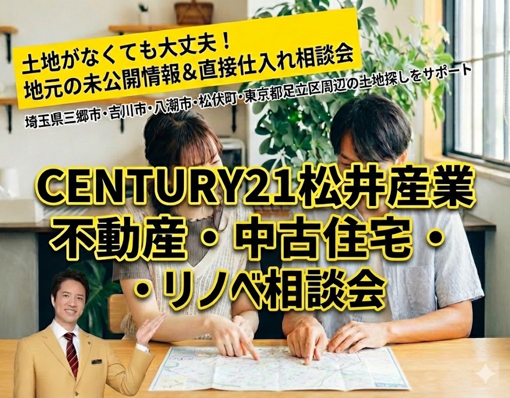【物件なしの方歓迎】ネットに載らない情報も！地元に強い松井産業の「中古リノベ家づくり相談会」