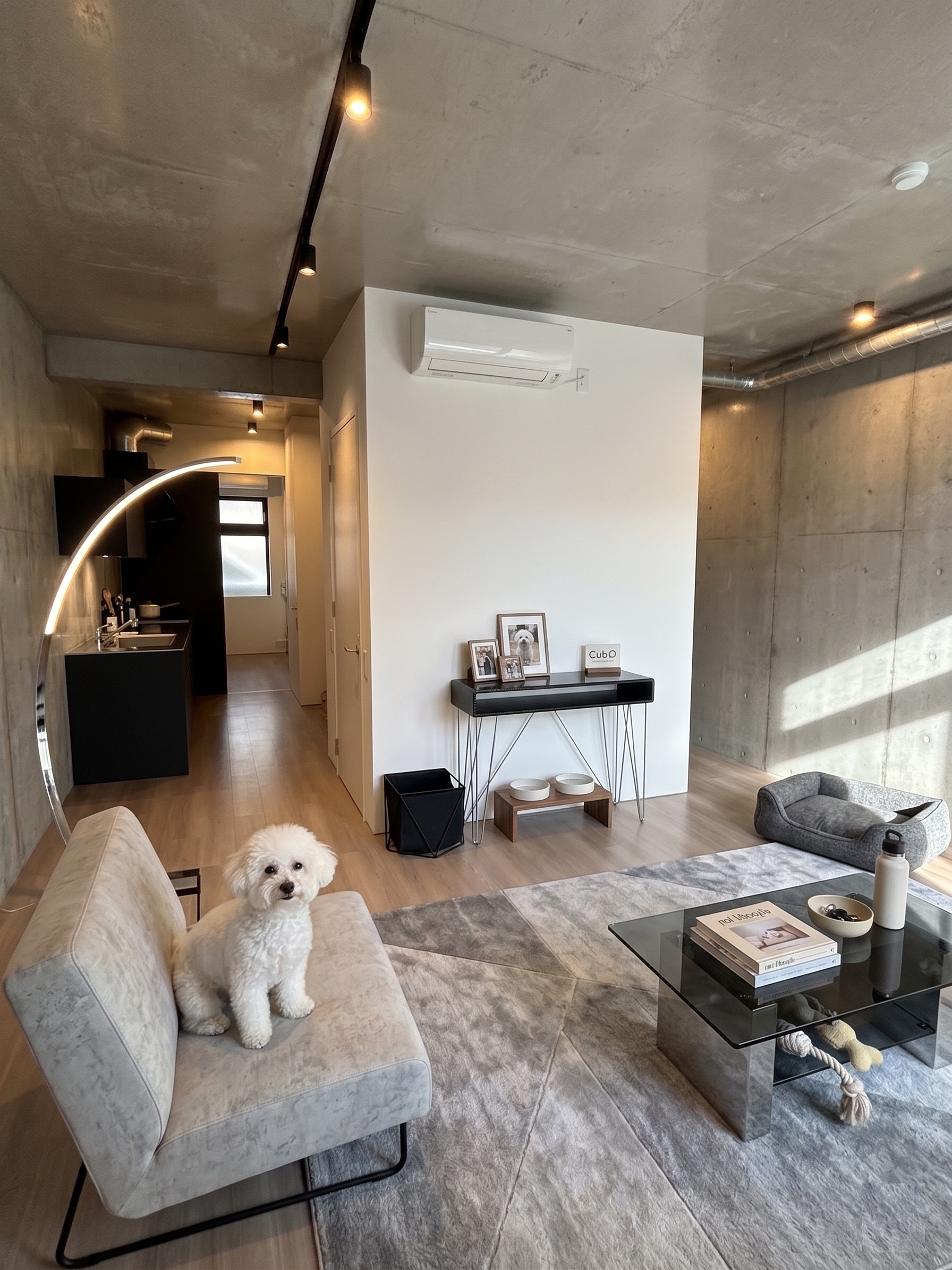 【築浅・西保木間】愛犬と感性を磨く、コンクリートが彩るモダン邸宅「cubo」